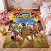 Scoobydoo Mystery Inc Gang Adventure Indoor Rug Nonslip Easyclean Carpet For Living Room Bedroom Hallway Home Decor Birthday Gift