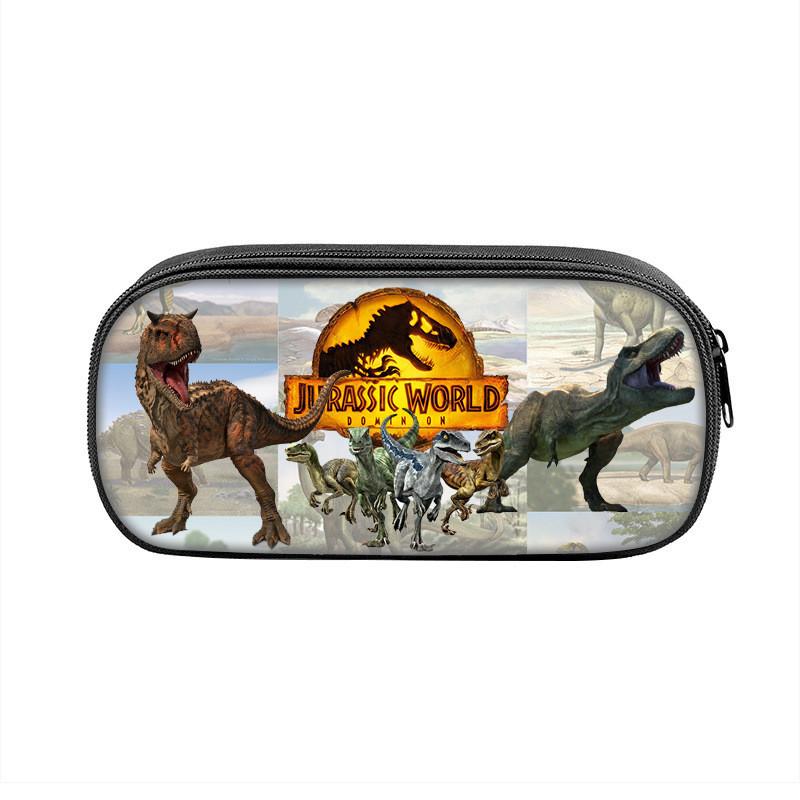 Jurassic World 3 Pencil Case With Nylon Material For Students And Kids