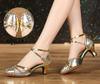 Girls Wear Latin Dance Shoes 5.5cm/2.17in Rubber Sole  Soft Sole Ballroom Dancing High Heels