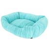 Pet Sofa Bed Soft Flannel Skin-friendly Cat Bed with Sponge Filling for Relaxation Resting Place