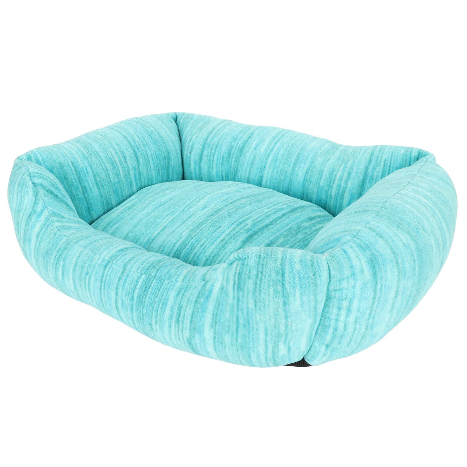 

Pet Sofa Bed Soft Skin Friendly Flannel Cat Cusion Bed Sponge Padding Puppy Sleeping Sofa for Relax Rest