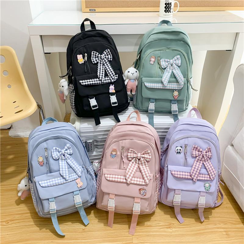 Schoolbag Schoolbag Girls Primary School Students Cute Junior High School Students High School Students Backpack 1011 New Mori Girls Backpack