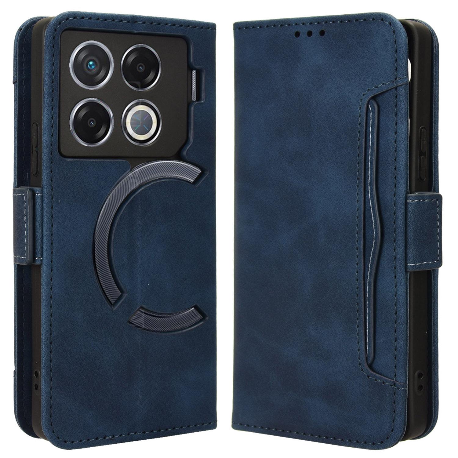 

Для Infinix GT 20 Pro 5G/X6871 Чехол Множество слотов для карт Кожаный кошелек Чехол для телефона Blue