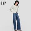 Gap Women's 2025 Autumn Wide-Leg Washed Denim Jeans