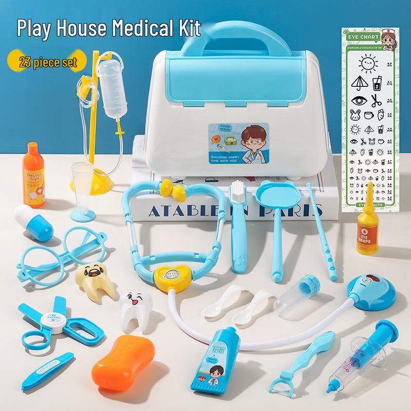 Children s Medical Playset: Doctor Role Play Stethoscope & Nurse Tools for Little Girls