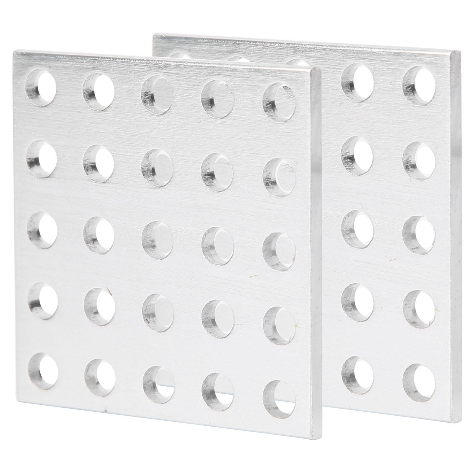 

2 шт. алюминиевая решетчатая панель, сетчатая панель, промышленные детали 311600400040 5 x 5 Отверстие