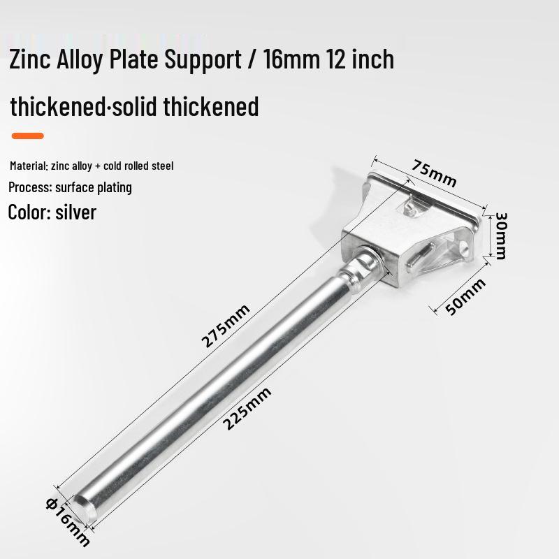 Adjustable Zinc Alloy Invisible Bookshelf Support Bracket