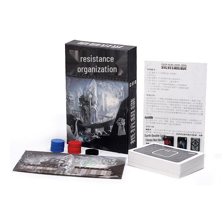 Resistance Board Game: Chinese Version – Strategy & Deduction Fun for Casual Parties