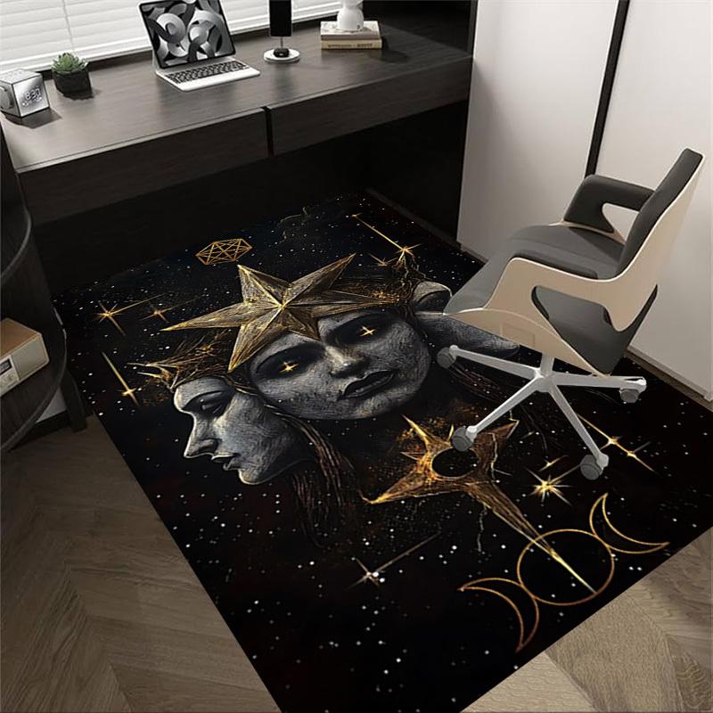 

1pc Star Goddess Carpet Anti Slip Polyester Floor Mat for office.Bedroom 60cm by 90cm