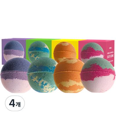 Kundal Koupelová bomba Vesmírná kolekce 4dílná sada, 800 g, 4 kusy