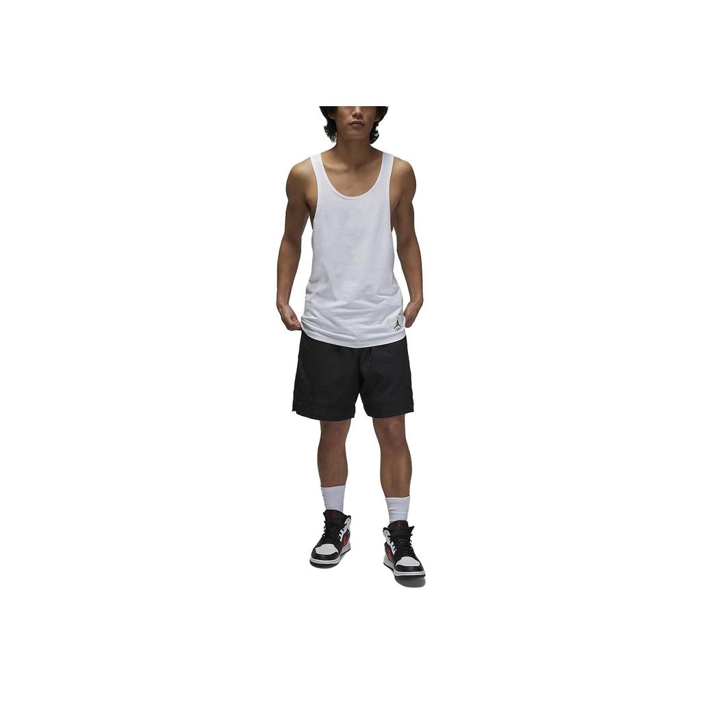 Jordan Essentials Solid Color Sports Tank Top Men Tops White DX9586-100