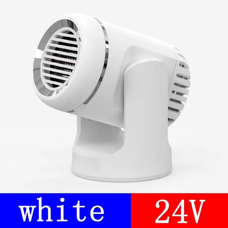Hot Car Heater 12V/24V 130W Adjustable Heating Fan Air Blower Window Windshield Defrost Defogger Electric Heating Portable Fan