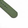 Nylon Watch Strap Replacement Strap with Silver Stainless Steel Buckle for Men's Watch 20mm/22mm/24mm Watch Bands