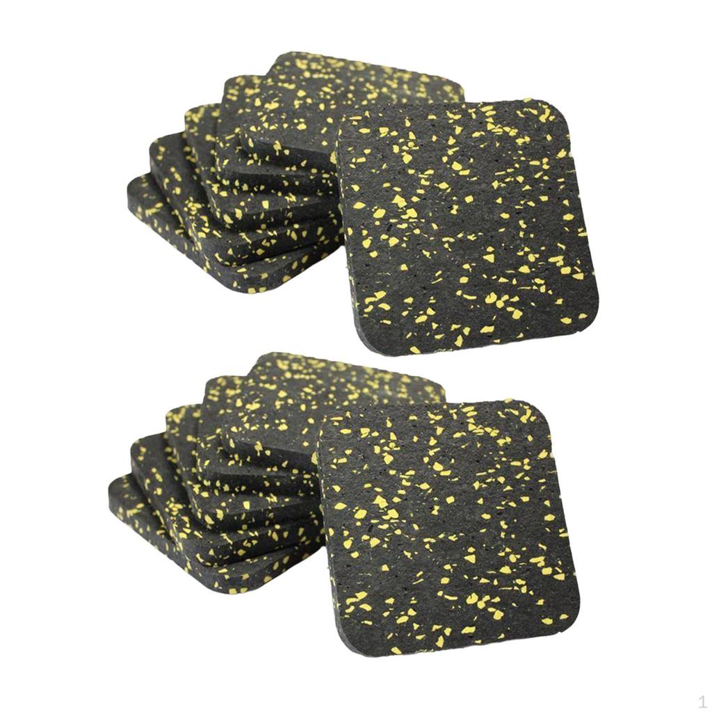 12 kusů podložka pod běžecký pás antivibrační multifunkční gumová podložka cvičební vybavení pro