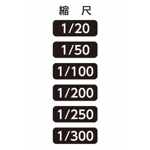 Shinwa Sokutei Triangular Scale for Architects, B-30, 30cm, 74962