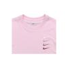 Nike T-shirt Sport Manches Courtes Logo Double Swoosh Hommes Hauts Rose DC2716-630