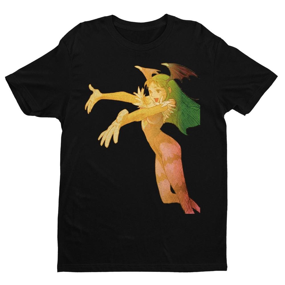 Morrigan Mvc2 Экран Versus Премиум Унисекс Футболка Эксклюзивный Дизайн S