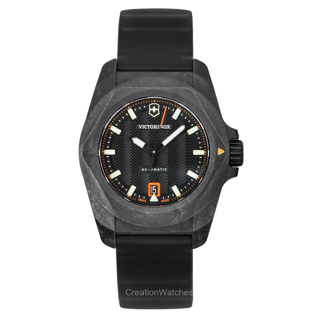 

Victorinox I.N.O.X. Ремешок из каучука, черный циферблат, автоматические часы для дайвинга 242023-1 200 м, мужские часы с подарочным набором чёрный