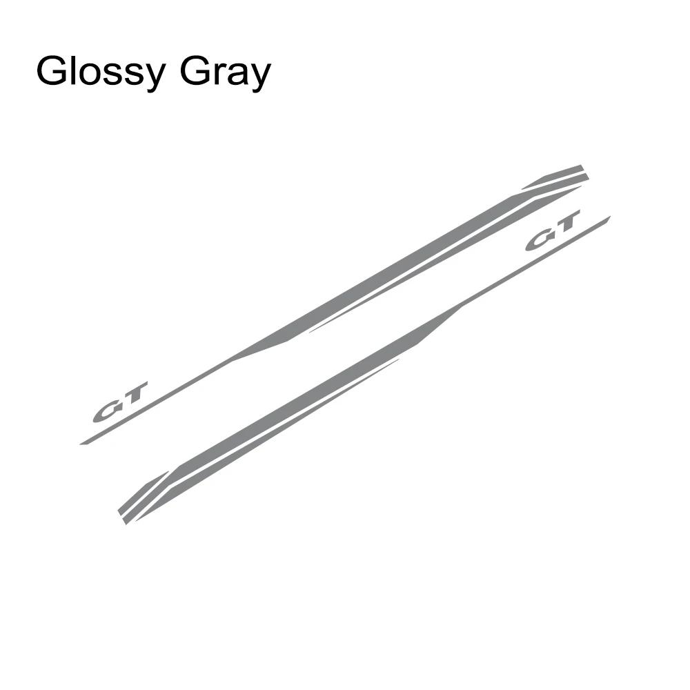 2Pcs Car Side Door Body DIY Vinyl Decals Decoration For Ford Mustang Coupe GT - Shelby GT500 GT350 Auto Styling Accessories
