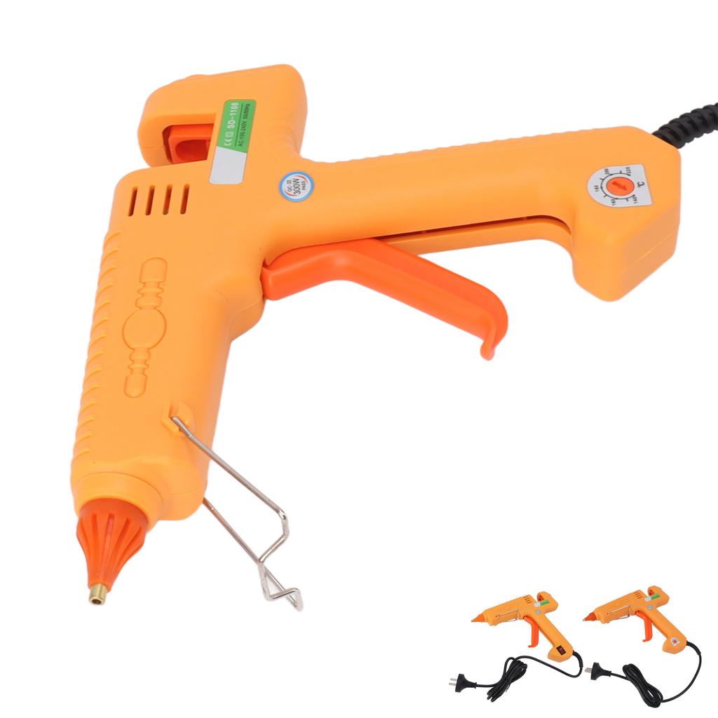 300W Kleberschmelzpistole Heißklebepistole Mini-Heizklebepistole für DIY Heimwerker Schule Kunst Dekoration Bastelkleber-Heizpistole
