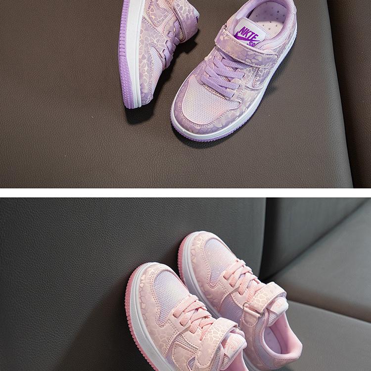 Girls' Sneakers Casual Soft-Soled Mesh Surface Running Shoes Girls' Low-Top Shoes