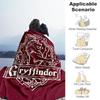 1pc Gryffindor Lion Crest Outdoor Flannel Throw Blanket All Season Soft Warmth,Home Decor 1031230