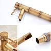 Hot and Cold Water Adjustable Washbasin Faucet Waterfall Antique Sink Faucet