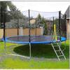 Bezpečnostní síť na trampolínu 8 stop pro venkovní použití pro děti, Odolná nylonová ochranná síťka jako příslušenství, Náhradní síťka pro oplocení trampolíny, Zdarma S-hák