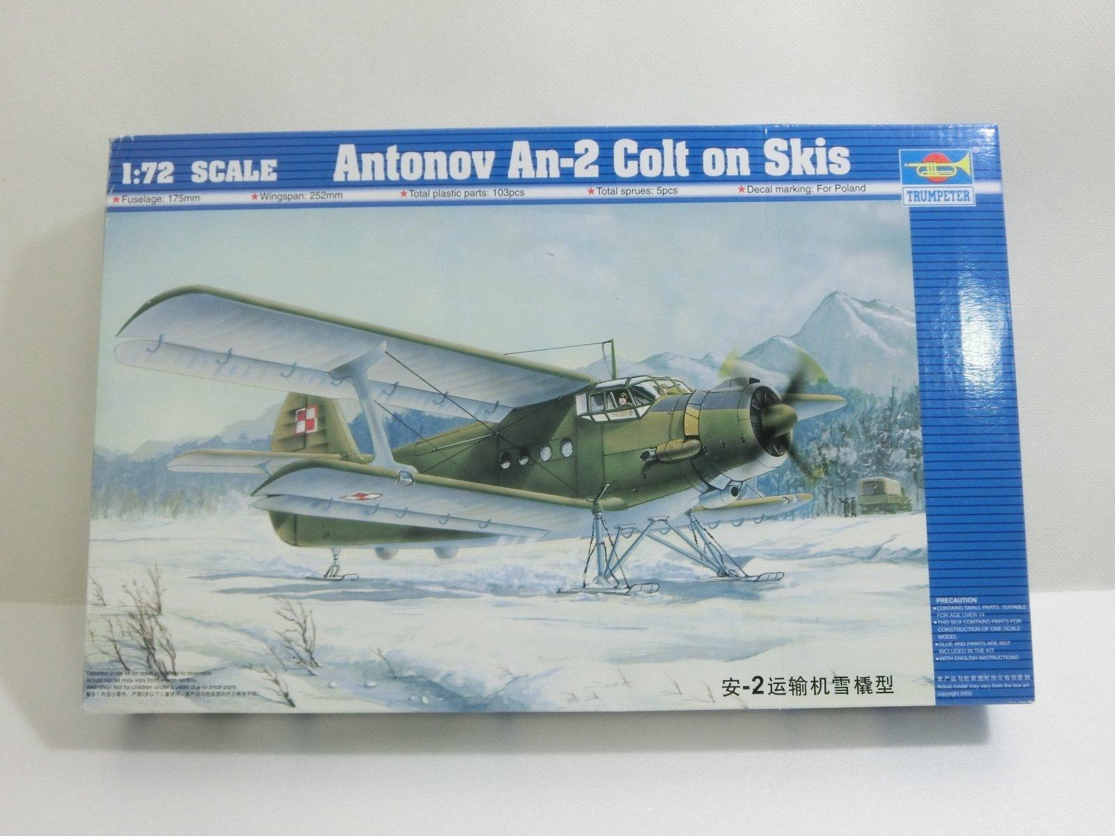 

Antonov Colt Ski leg ВПС Польщі 1/72 Ан-2 (сани типу) [елемент]