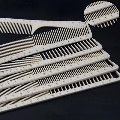 1 STÜCK Hochwertiger Haarkamm mit Laserskala, professioneller Friseurkamm, Haarbürsten, Salon, Haarschneide-Styling-Tools, Friseurkamm