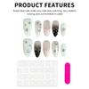 10Pcs Y2K Girls Fake Nails Black White Almond Resin Nail Handmade Press on Nails Wearable Full Cover Almond False Nail Tips