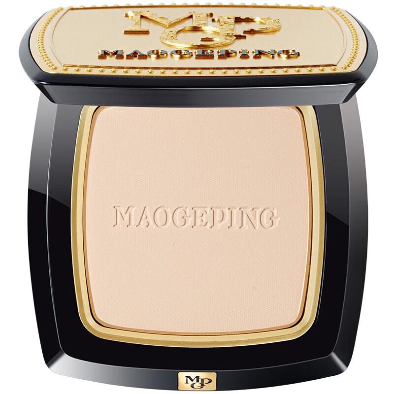 Компактная матовая фиксирующая пудра Mao Geping Golden Fan