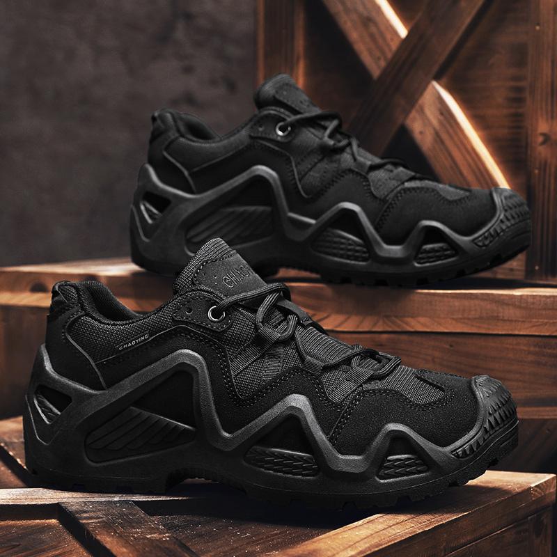 Men's shoes 2025 autumn new outdoor mountaineering sports shoes breathable non-slip wear-resistant men's construction site work shoes