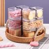 BJ 300ml Transparent Plastic Food Storage Jars (6-Pack)
