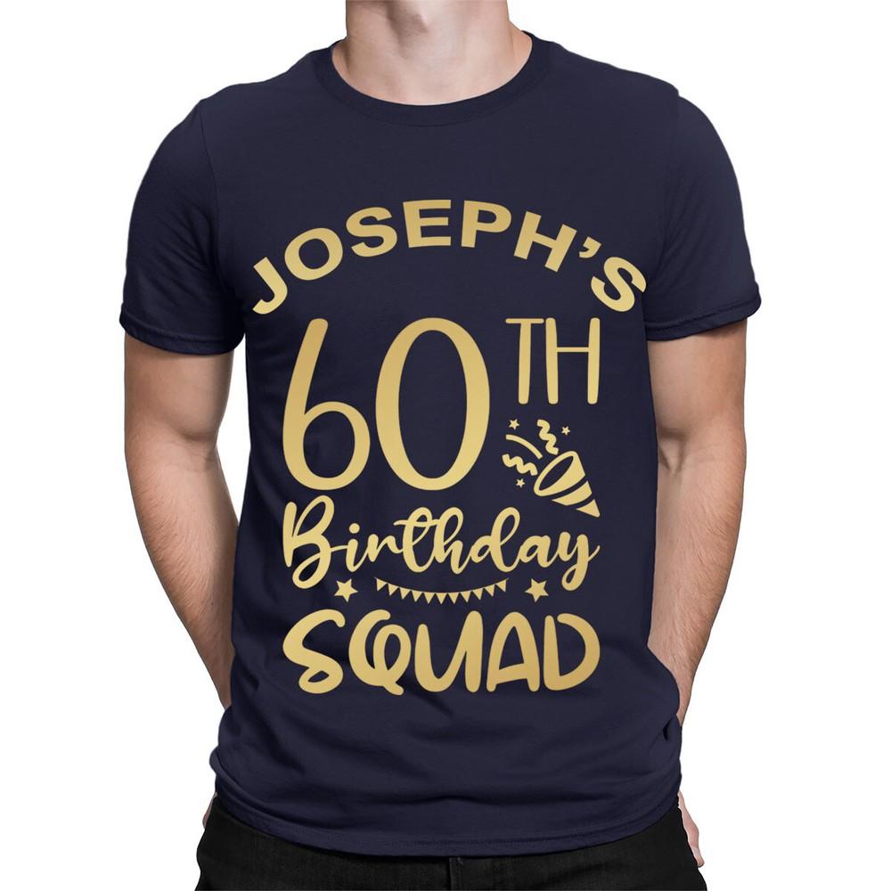 Personalised Any Name Age Birthday Squad Mens Womens TShirts TA56 2T1A1 2XL