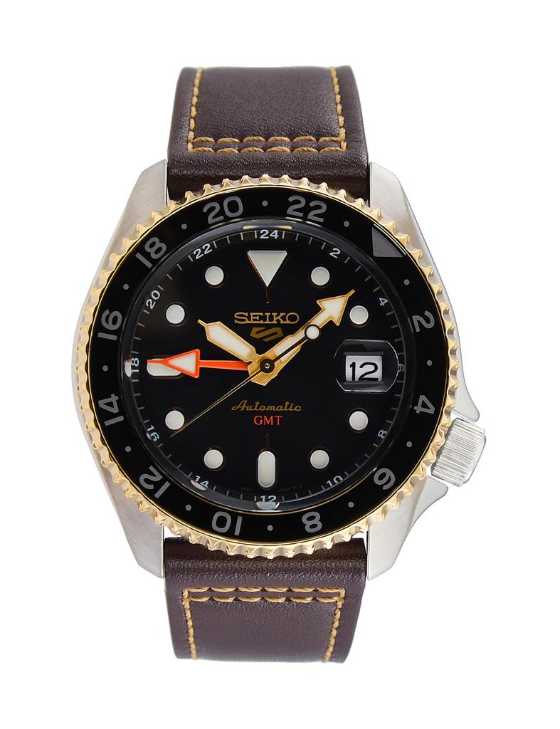 SEIKO 5 Sports SKX GMT Automatic Black Dial Watch SSK036 Men's