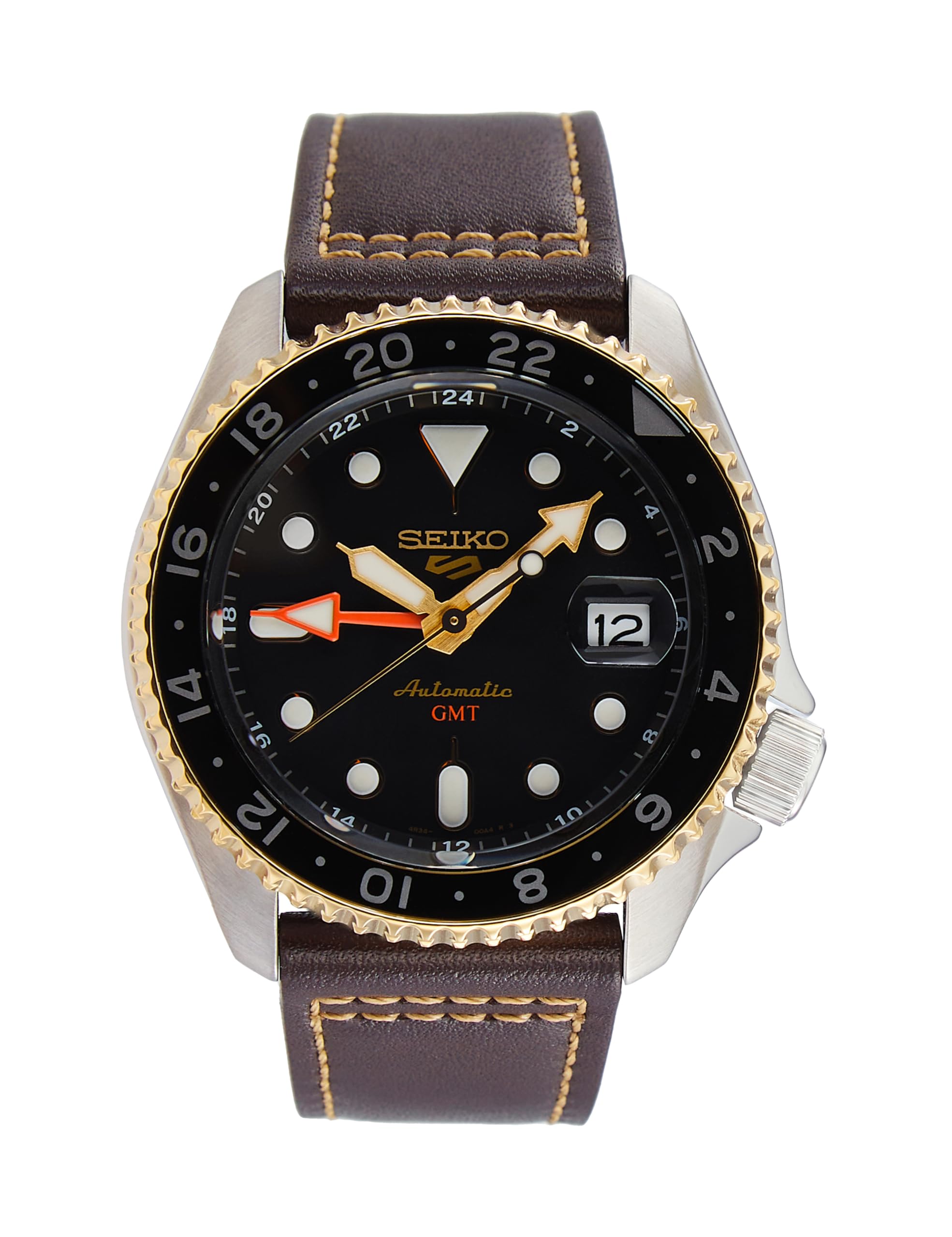 

SEIKO 5 Sports SKX GMT Automatic Black Dial Watch SSK036 Men s