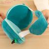 New 2 In 1 Portable Sleeping Mask  Neck Pillow For Travel Eye Cover U-shaped Flight Sleep Rest Office Napping Sleeping Pillows