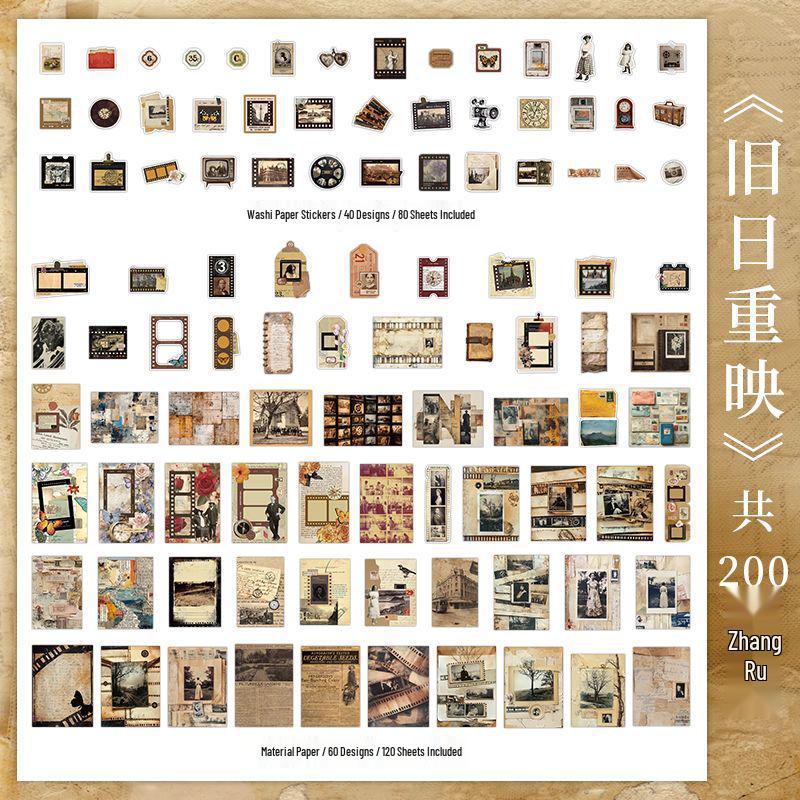 Infeel.Me Time Collection: Journal DIY Decorative Paper Pack - 4 Styles