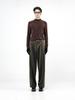 Chaenseseunoi Raised One Tuck Wool Slacks - Brown /M244Pt01Br