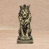 Löwen Krone Statue Tischdekoration Handgefertigt Schreibtisch Harz Ornament 14,5 cm Hoch für Weinschrank und Heimdekoration