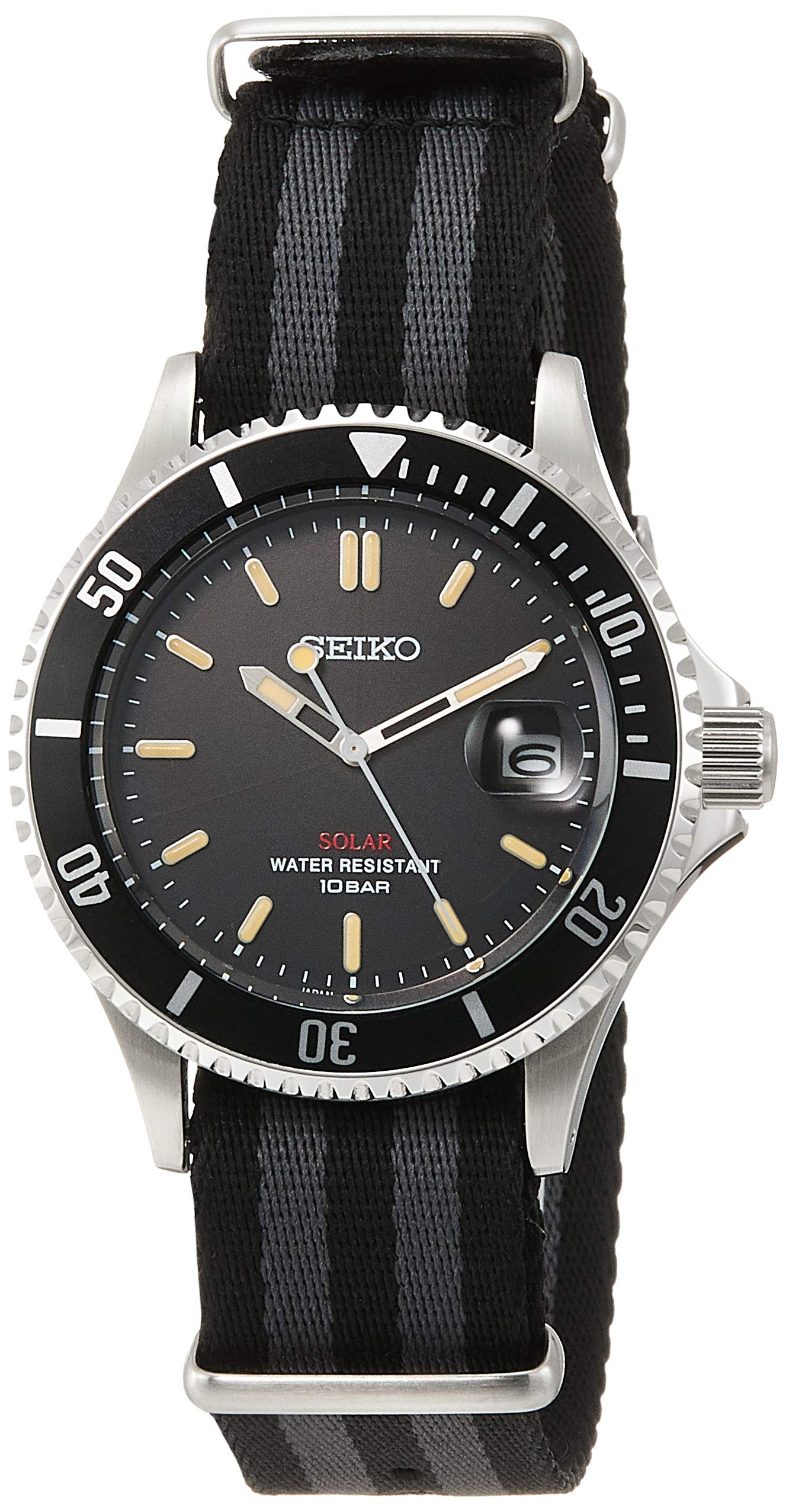 

Seiko Винтажный дизайн, лимитированная модель Solar Shop SZEV014, мужские часы,