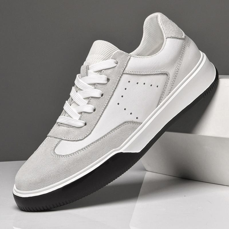 Genuine Leather Mens Sneakers Summer Casual Shoes Versatile Male Tenis Masculino Outdoor Skateboard Footwear Leisure Walk Shoes