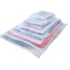In Stock Semi-Transparent Frosted Zipper Clothing Bag - Self-Sealing Plastic Storage for Underwear and Travel