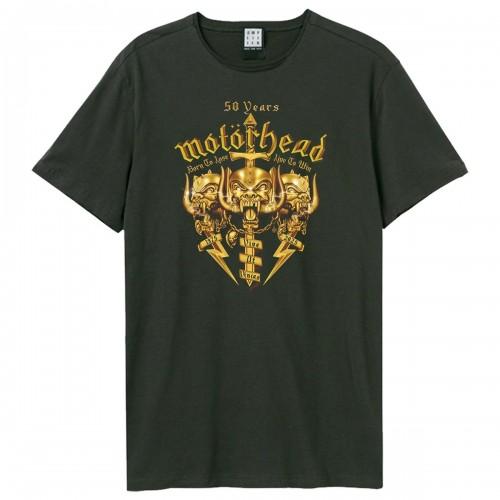 Amplified Unisex Adult Crest 50th Motorhead T-Shirt