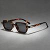New square sunglasses European and American retro arrow-shaped rivet glasses fashion sunglasses women's sunglasses