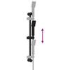 Shower System Set Black 70 Cm Stainless Steel