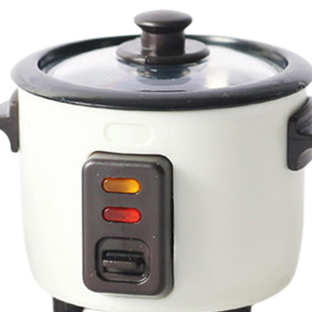 Gift For Dollhouse Lover Miniature Electric Cooker Toy For Doll House Dollhouse Kitchen Furniture Toy