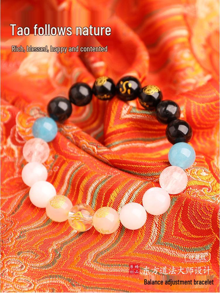 Auspicious Multi-Treasure Crystal Bracelet: Five Paths to Wealth with Wood & Fire Attributes
