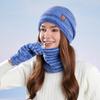 3pcs Acrylic Scarf Gloves Stay Cozy And Womens Winter Hat Set 3pack/lot Knitted screen Gloves Men And Women 3-in-1